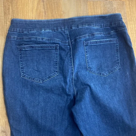 Chico's Blue Cropped Ankle Pants Stylish Comfort - Picture 5 of 8